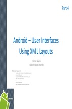 Investigating about android - chapter 5 - user interfaces