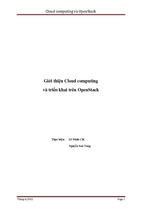 Giới thiệu cloud computing và triển khai trên openstack
