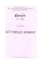 Giáo trình kỹ thuật robot - nhiều tác giả, 148 trang