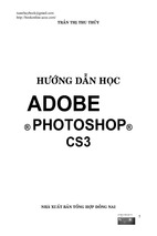 Học phần mềm adobe photoshop cs3
