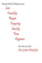 100 action principles