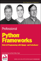 Professional python frameworks web 2.0 programming with django and turbogears