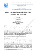 Tài liệu tham khảo-solving travelling salesman problem using  variants of abc algorithm