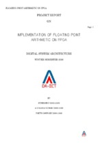 Tài liệu tham khảo-implementation of floating point arthmetic on fpga