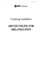 Tài liệu hướng dẫn-arcgis online for  organization