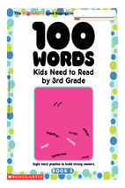 100 vocabulary words kids need to know by 3th grade