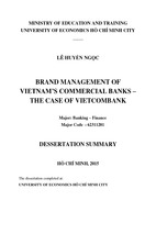 Quản lý thương hiệu ngân hàng thương mại việt nam nghiên cứu trường hợp vietcombank (tt ta)