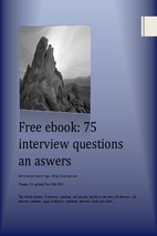 75 interview questions and answers (75 câu hỏi phỏng vấn và câu trả lời)