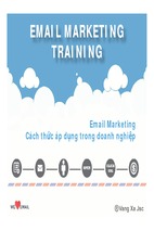 Email marketing training email marketing - cách thức áp dụng trong doanh nghiệp