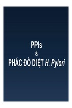 Bài thuyết trình ppis và phác đồ điều trị h. pylori