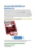 Hack pass wifi wpa wpa2 với backtrack 5 r3