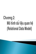 Mô hình dữ liệu quan hệ (relational data model)