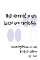 Thuật toán máy hỗ trợ vector (support vector machine-svm)