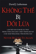 Khong the bi lua doi - david j. liebermen