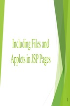 Include file and applet