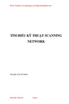 Báo cáo kỹ thuật scanning network
