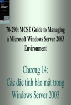 Các đặc tính bảo mật trong windows server 2003