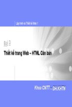 Thiết kế web với html