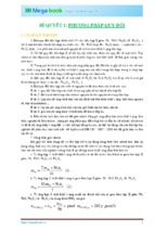 10 bí quyết chinh phục phương pháp giải toán chủ chốt môn hóa học (phần 1)