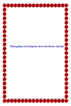 Skkn- phương pháp rèn kĩ năng làm văn tả cảnh cho học sinh lớp 6