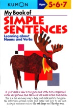 My book of simple sentence: learning about nouns and verbs