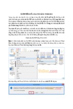 Cách chỉnh sửa file pdf trên word 2013