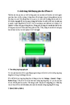 6 cách tăng thời lượng pin cho iphone 6