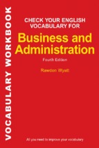 Check your english vocabulary for business administration