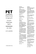 Pet practice tests