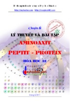 Lý thuyết & bài tập aminoaxit peptit protein hóa 12