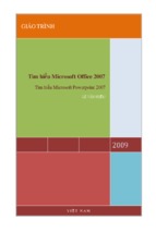 Giáo trình tìm hiểu microsoft powerpoint 2007 phiên bản tiếng việt(lê văn hiếu) -1