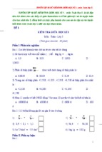 Tuyển tập 60 đề kiểm tra học kì 1 môn toán lớp 5