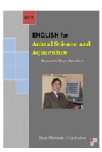 ENGLISH for Animal Science and Aquaculture