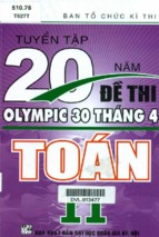 Tuyển tập 20 năm đề thi olympic 30 tháng 4 toán 11