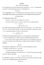 Bài tập giải toán vật lý 11. phần công và công suất