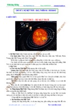 Chủ đề 2. hệ mặt trời – sao, thiên hà - bigbang