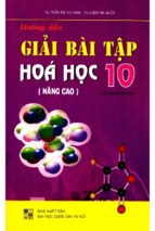 Hướng dẫn giải bài tập hóa học 10-nâng cao-trần trung ninh