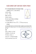 Giải 12 bài tập tam giác bằng nhau