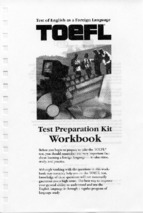 Ets toefl preparation kit workbook