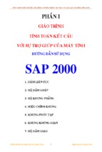 Giáo trình sap 2000 - hướng dẫn sử dụng sap 2000