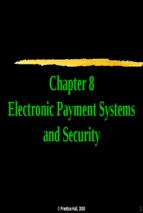 Electronic payment systems and security