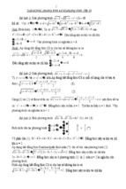 Chuyên đề phương trình và hệ phương trình bồi dưỡng học sinh giỏi toán 9