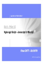Webcourse - ngon ngu script - javascript vbscript