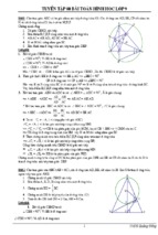 Tuyển tập 80 bài toán hình lớp 9 có lời giải (tài liệu ôn thi vào lớp 10)