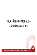 Thực hành offpage seo - xây dựng backlink