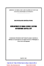 La03.025_ development of urban service sectors in vientiane capital city
