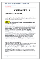 Writing skills (hướng dẫn viết luận tiếng anh thi thpt quốc gia)