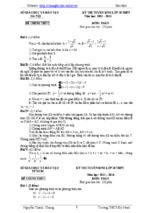 Tuyển tập đề thi ts vào lớp 10 môn toán (13-14)