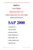 Giáo trình sap 2000   hướng dẫn sử dụng sap 2000