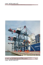 Bài tiểu luận quy trình khai thác cảng